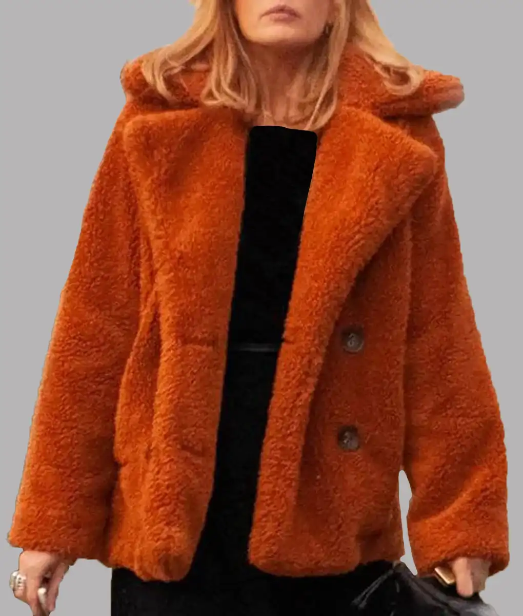 Yellowstone Beth Dutton Coat Kelly Reilly Shearling Coat