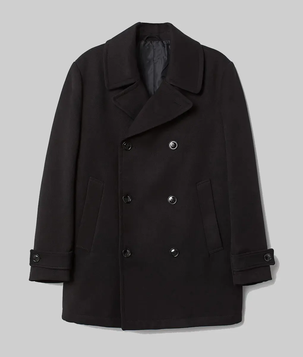 Shetland DI Jimmy Perez Peacoat - Douglas Henshall Peacoat