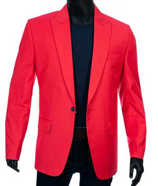 weeknd red jacket