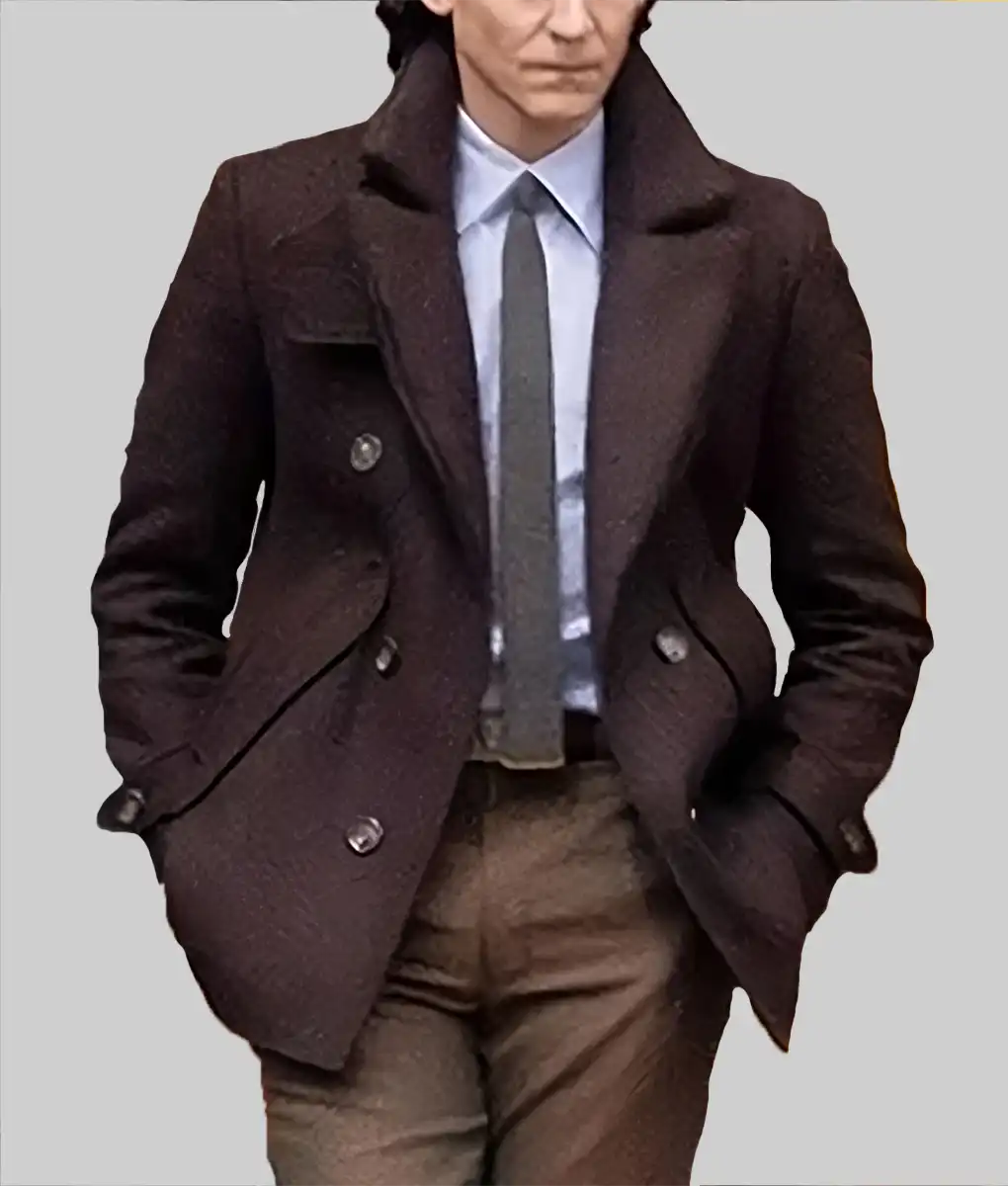Loki S02 Tom Hiddleston Brown Coat Boss Jackets