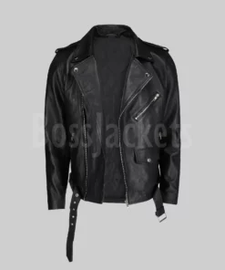 Bruno Mars Black Biker Leather Jacket | Boss Jackets