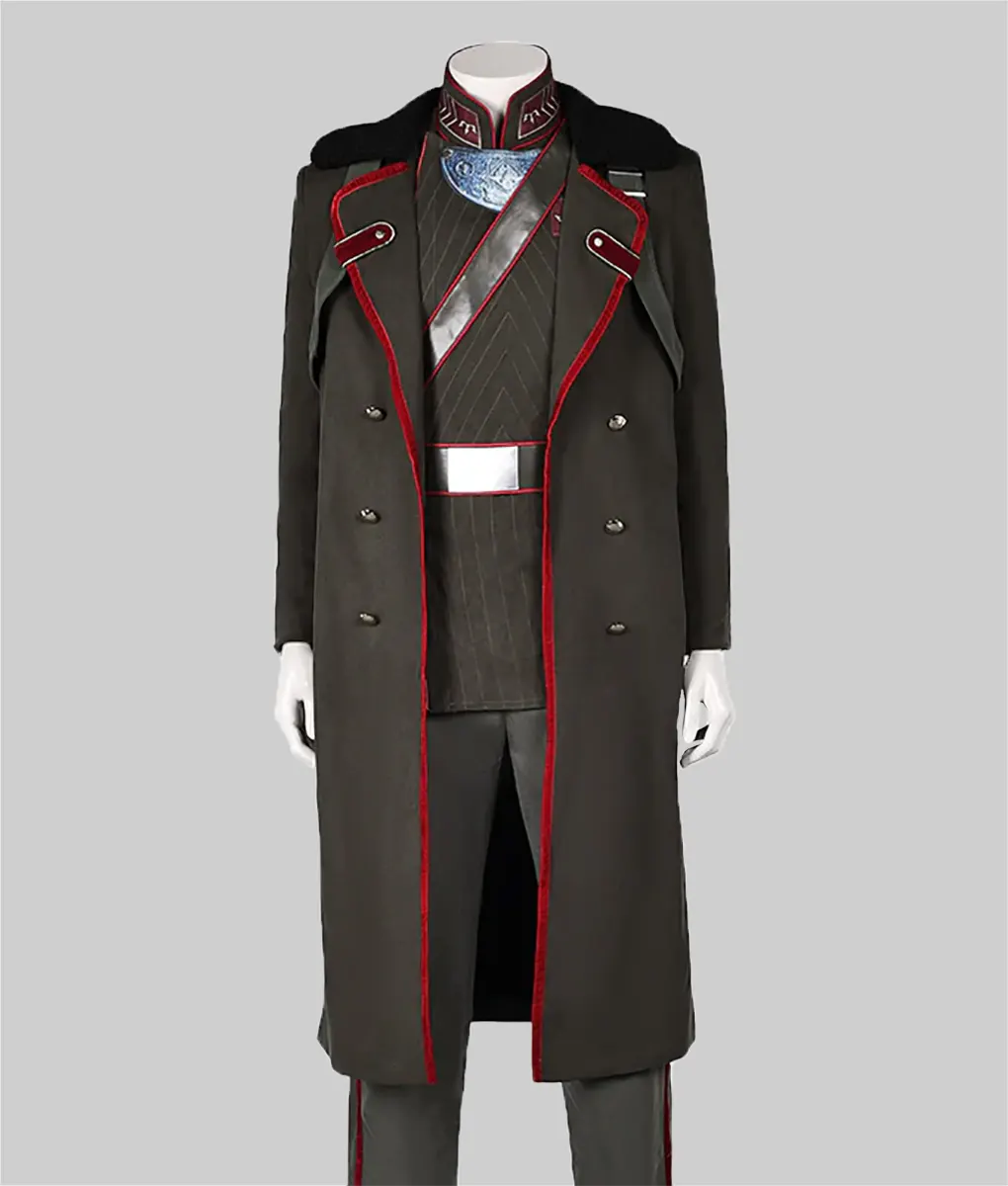 Rebel Moon 2023 Admiral (Ed Skrein) Cotton Coat Boss Jackets