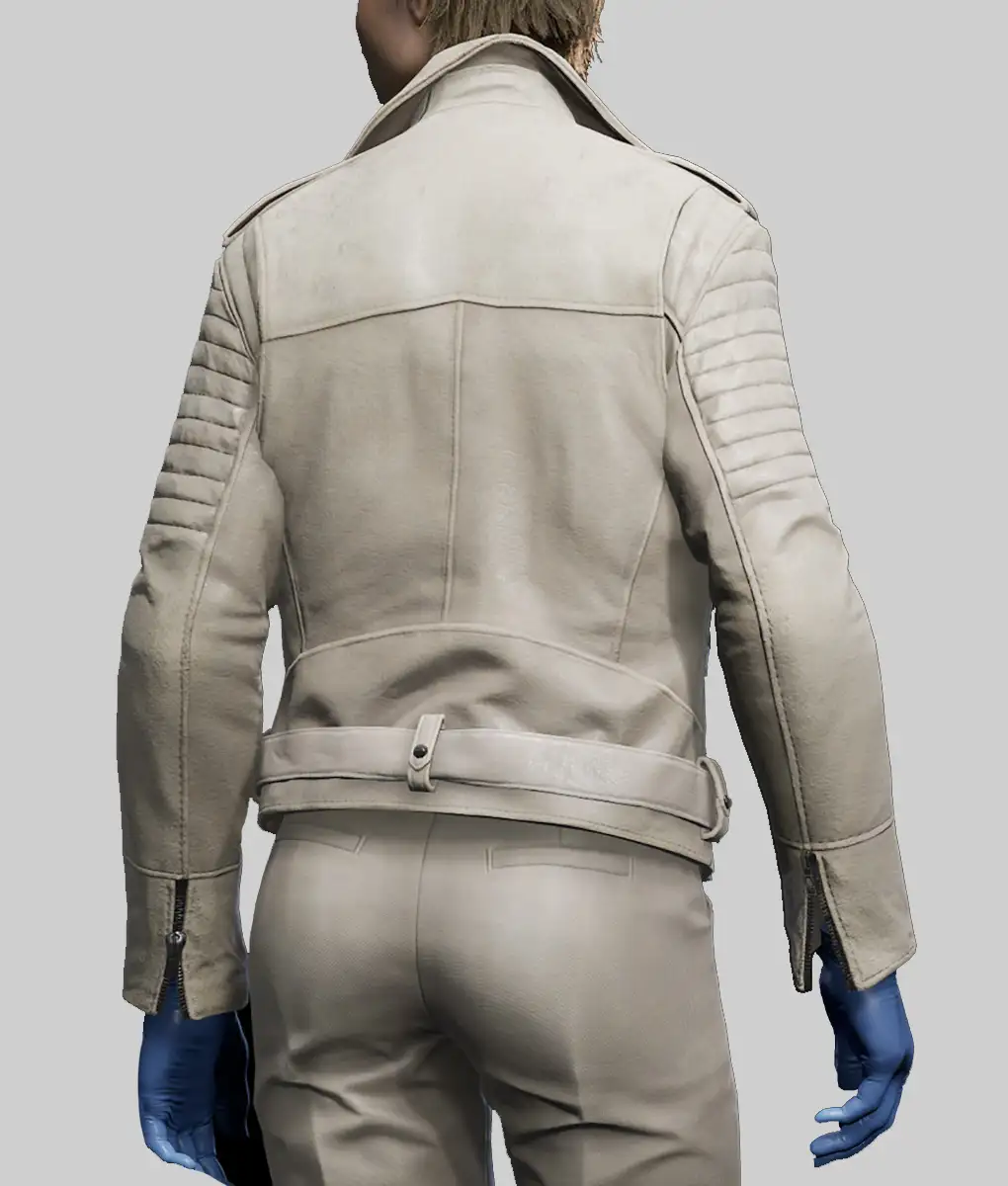 Payday 3 - Pearl (Nicklas) White Leather Jacket