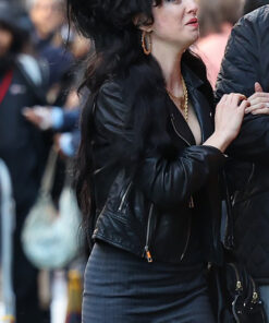 Back to Black Marisa Abela (Amy Winehouse) Leather Jacket
