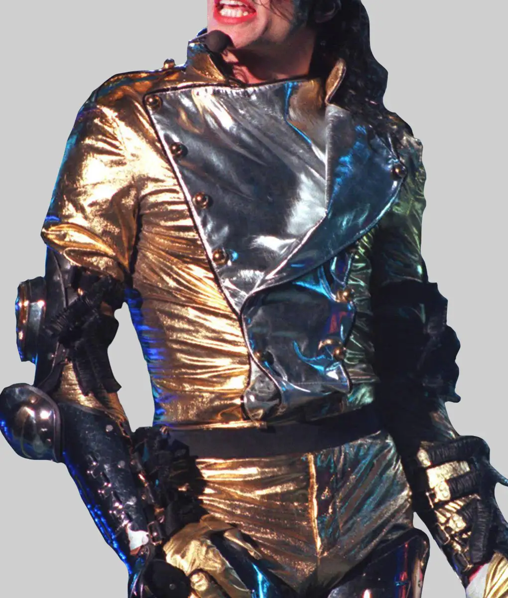 Michael Jackson History World Tour Final Concert Leather Jacket