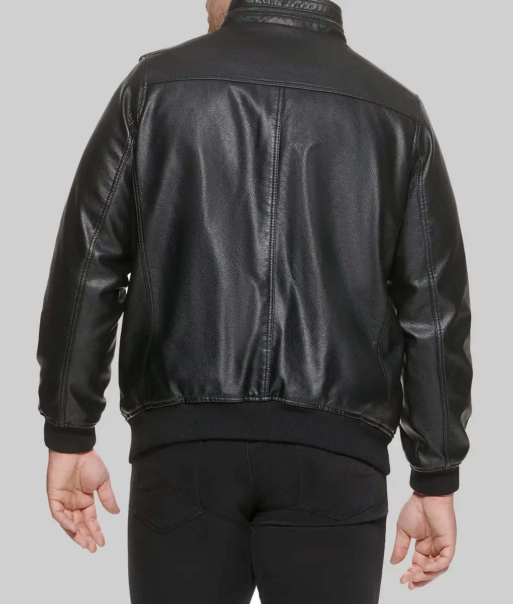 The Walking Dead S08 Steven Ogg (Simon) Black Leather Jacket