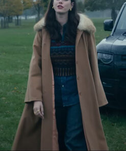 The Gentlemen Susie Glass (Kaya Scodelario) Brown Coat