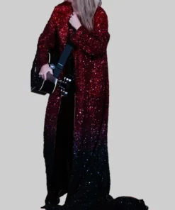 Eras Tour Taylor Swift Red Sequin Coat Eras Tour Taylor Swift Red Sequin Coat