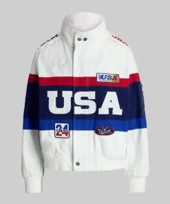 Team USA White and Blue Jacket Boss Jackets