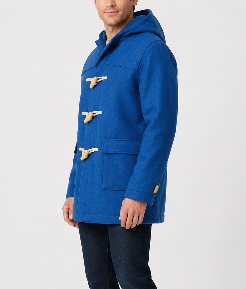 Paddington in Peru Blue Duffle Coat - Paddington Blue Duffle Coat