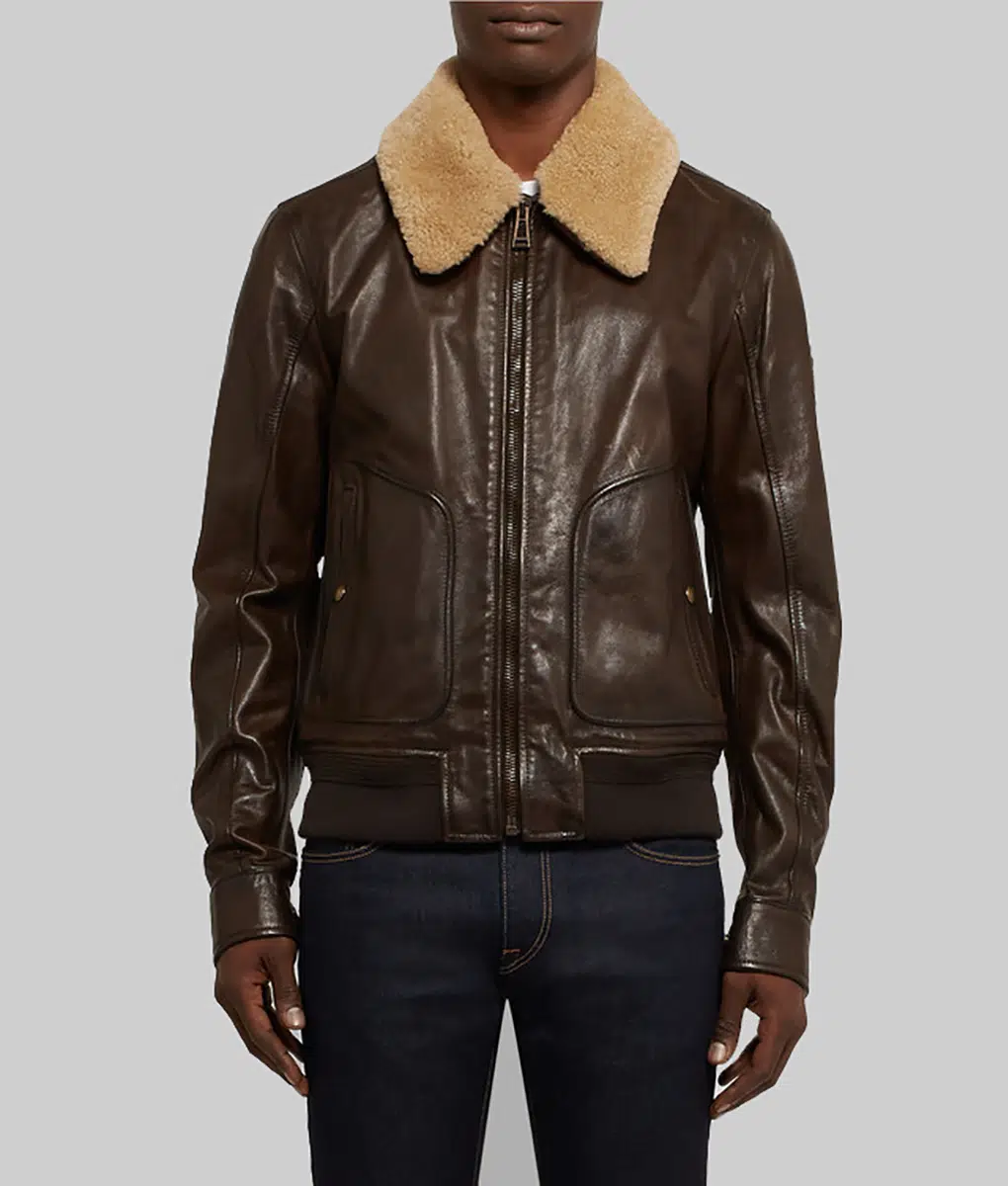 Conor McGregor Shearling Leather Bomber Jacket | Boss Jackets Conor McGregor Shearling Leather Bomber Jacket | Boss Jackets
