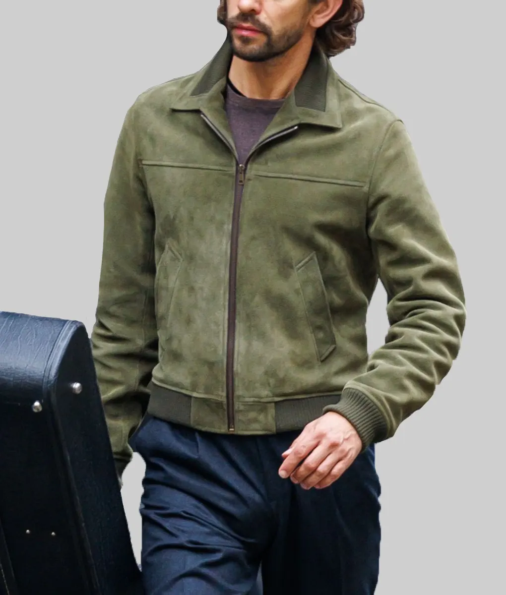 Black Doves Ben Whishaw Suede Jacket | Boss Jackets