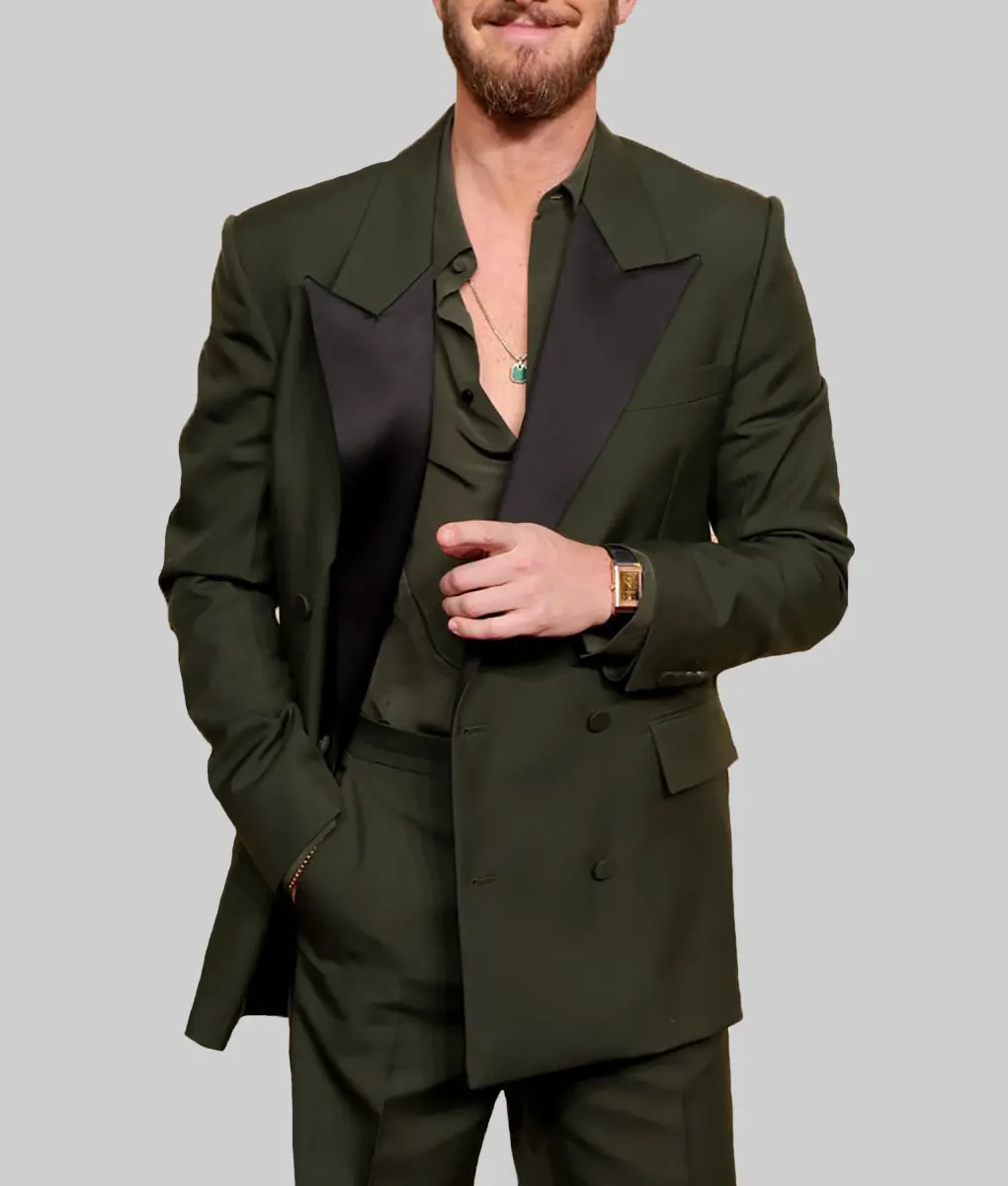 Andrew Garfield Green Suit