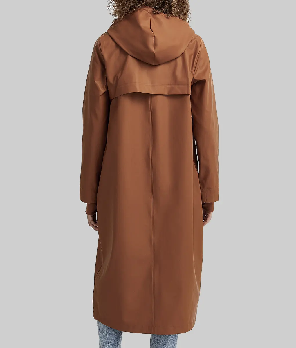 Saint-Pierre Josephine Jobert (Arch) Brown Hooded Coat - Boss Jackets
