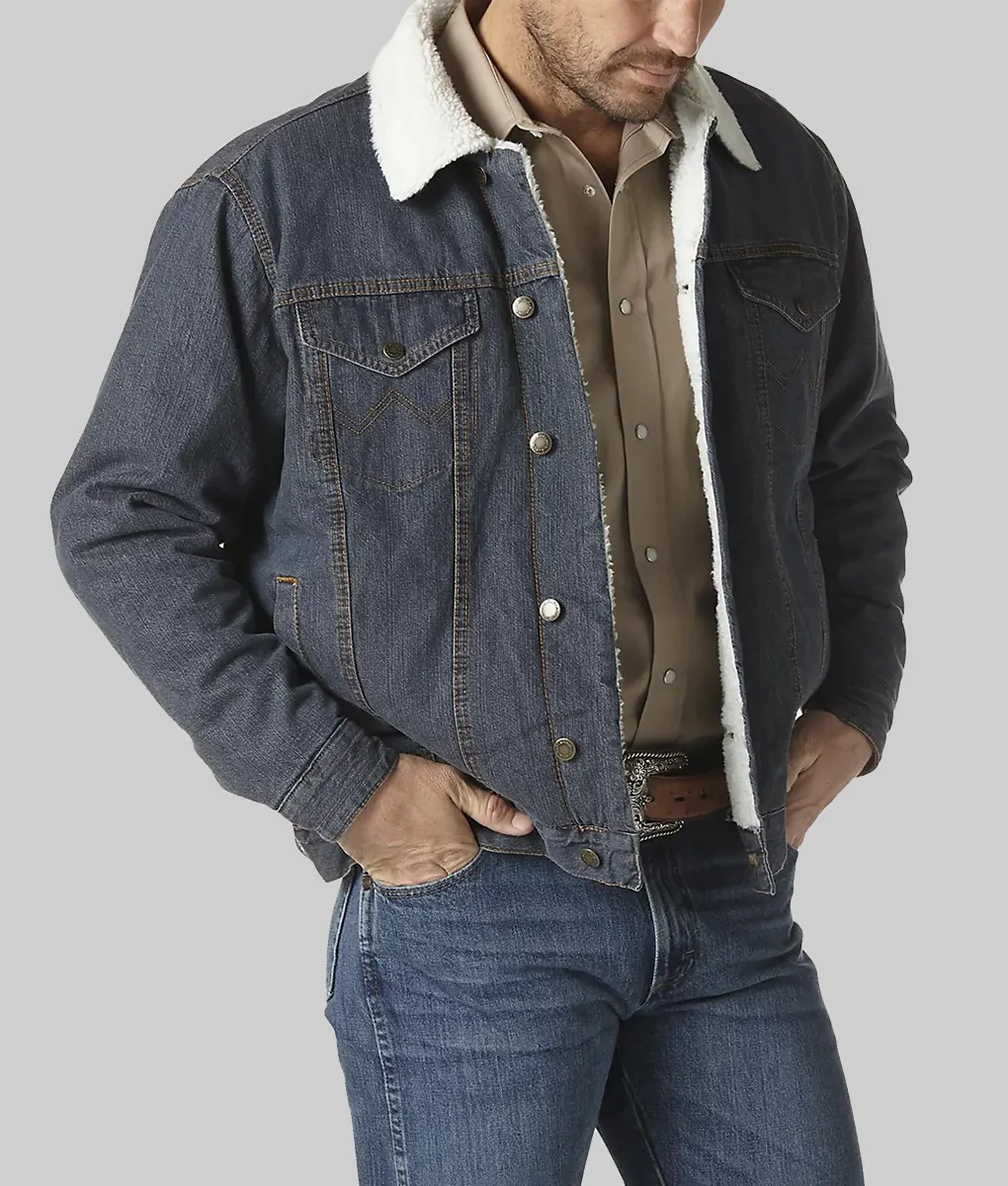 Ransom Canyon Josh Duhamel (Staten Kirkland) Blue Denim Jacket