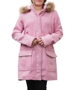 Jackie Howard My Life with the Walter Boys Pink Parka Coat | Boss