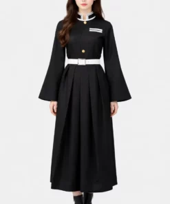 tokito black dress Black linen Tokito dress with belt #littleblackdress